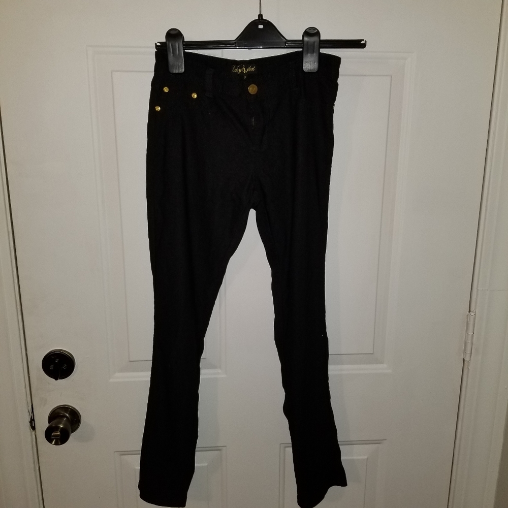 Baby Phat Black Pants Size 3